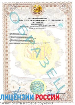 Образец сертификата соответствия (приложение) Луга Сертификат ISO 14001